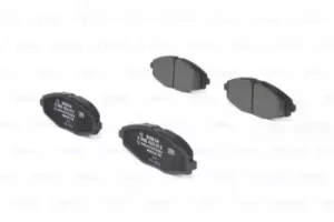 Image of Bosch 0986424512 BP270 Brake Pad Set Disc Brake Front Axle