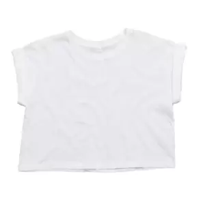 Image of Mantis Womens/Ladies Crop Top (XS) (White)
