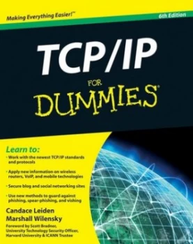 Image of Tcp/ip for Dummies by Candace Leiden Book