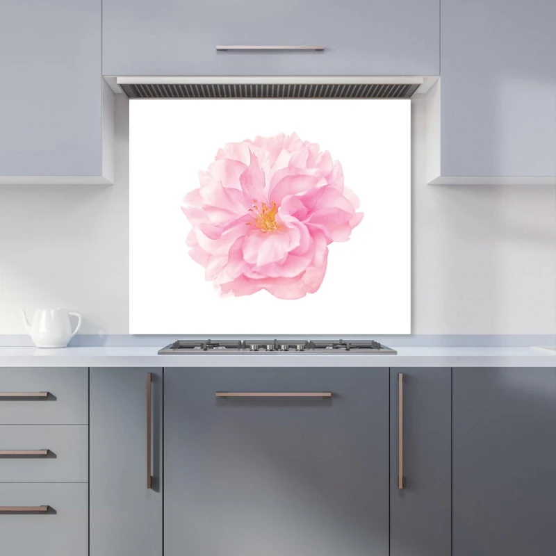 Image of Warren Reed - Designer Single Cherry Blossom Kitchen Splashback in Pink Size: 600mm x 650mm Pink Unisex 600mm x 650mm