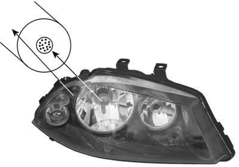 Image of VAN WEZEL Headlight VAN WEZEL 4917966