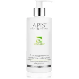 image of Apis Natural Cosmetics Acne-Stop Home TerApis Cleansing and Makeup Removing Lotion with Green Tea 500 ml