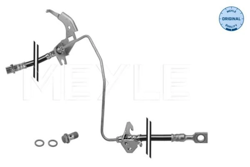 Image of Brake hose MEYLE 614 525 0011