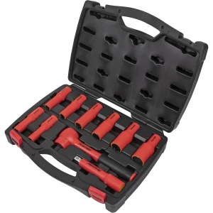 Image of Sealey 10 Piece 1/2" Drive VDE Insulated Socket Set 1/2"