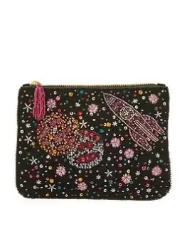 image of Accessorize Galaxy Beaded Pouch