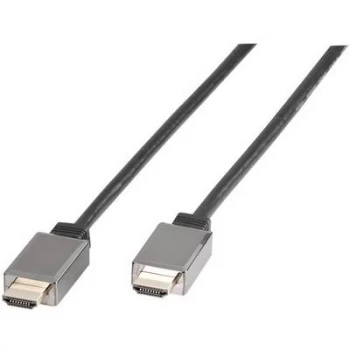 image of Vivanco HDMI Cable 3m 47172 Black [1x HDMI plug - 1x HDMI plug]