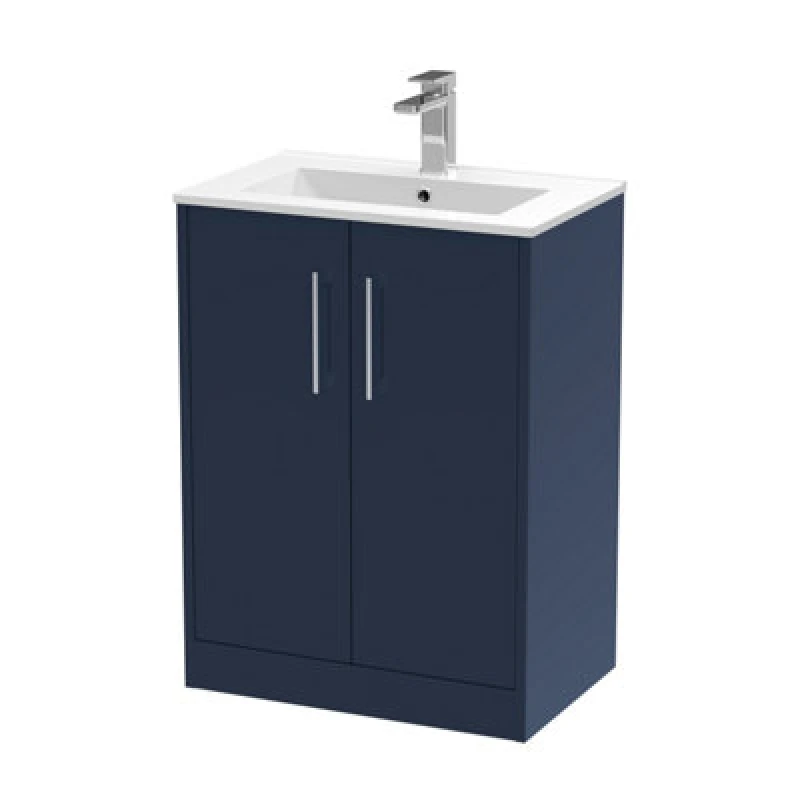 Image of Hudson Reed 600 Fs 2-Door Vanity & Basin 2