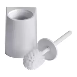 image of CWS ParadiseLine toilet brush with odour seal, with replaceable brush head, white