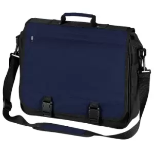 image of BagBase Portfolio Briefcase Bag (One Size) (French Navy)