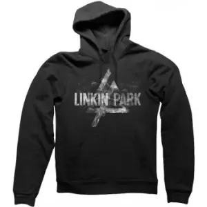 image of Linkin Park - Smoke Logo Unisex X-Large Pullover Hoodie - Black