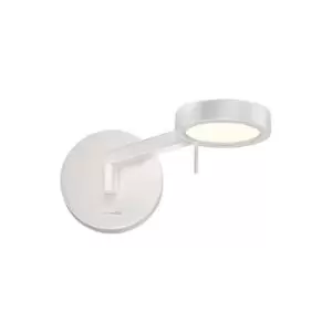 image of Adjustable Wall Lamp , Reader, 1 x 8W LED, 3000K, Sand White - Luminosa Lighting