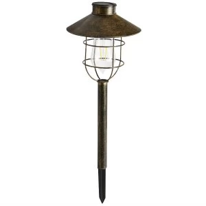 image of Smart Solar Eureka Retro Stake Light