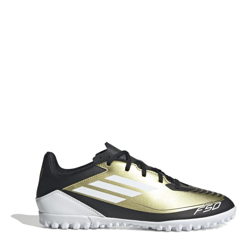 Image of adidas F50 Adults Club Astro Turf Football Boots - Gold Gold 9.5
