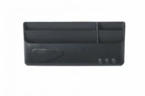 Image of Bi-Office Magnetic Smart Accessory Box Black