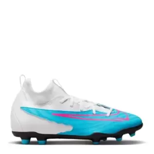 image of Nike Phantom Club GX Junior Firm Ground Football Boots - Blue