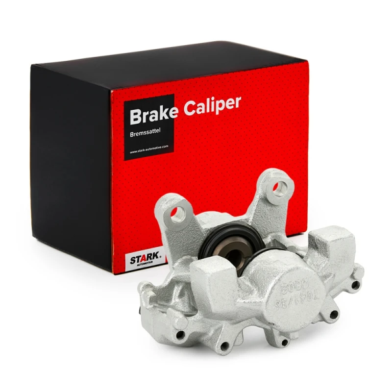 Image of STARK SKBC-0460391 Brake caliper Rear Axle, without holder Grey Cast Iron Brake Caliper (78)