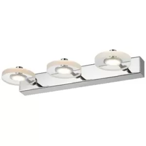 Italux Harmony - Modern LED Wall Lamp Chrome, Warm White 3000K 630lm