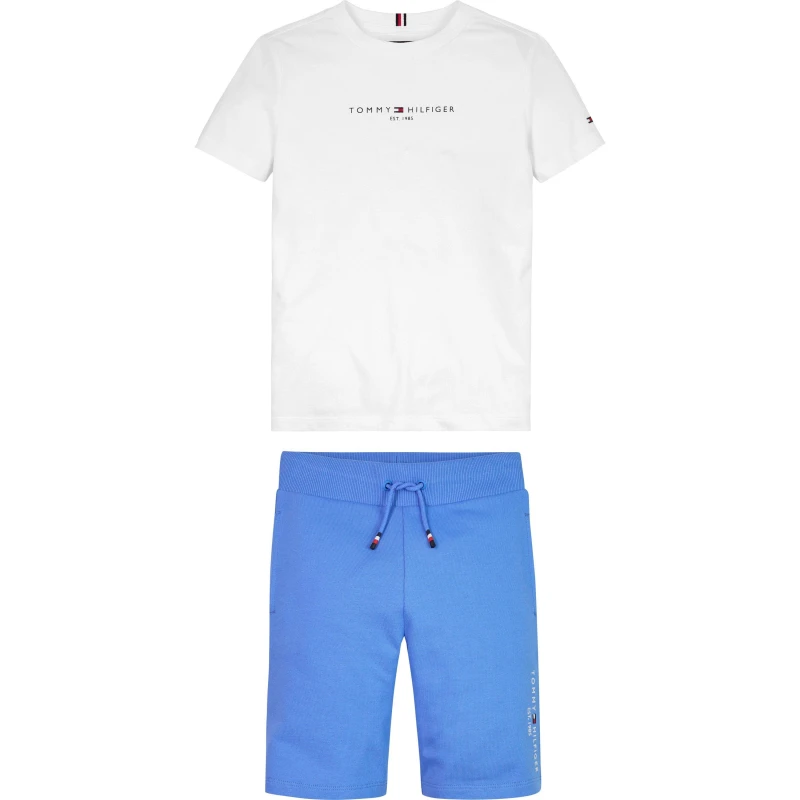 Image of Tommy Hilfiger Tee Shirt Set Juniors Blue Spell male 14Y