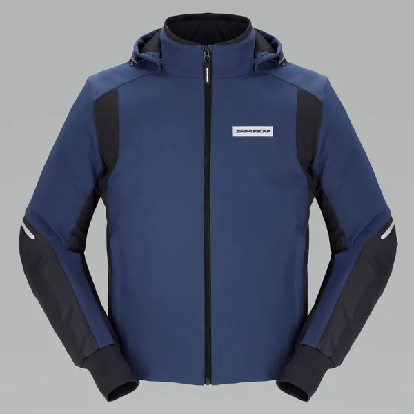 Image of Spidi Armor H2Out Hoodie Black Blue Size 3XL