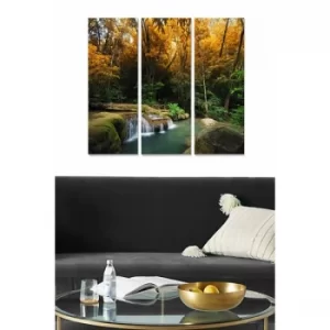 Image of MDF110611769 Multicolor Decorative MDF Painting (3 Pieces)