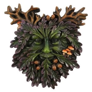 image of The Green Man Small Face Plaque