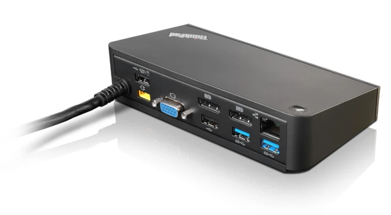 Image of Lenovo 40A40090EU Wired USB 3.2 Gen 1 (3.1 Gen 1) Type-A Black