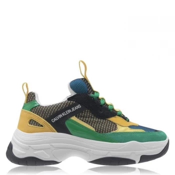 Image of Calvin Klein Jeans Trainers - Black/Green