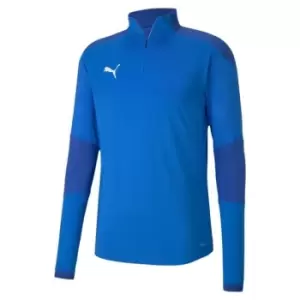 Puma Quarter Zip Training Top Mens - Blue