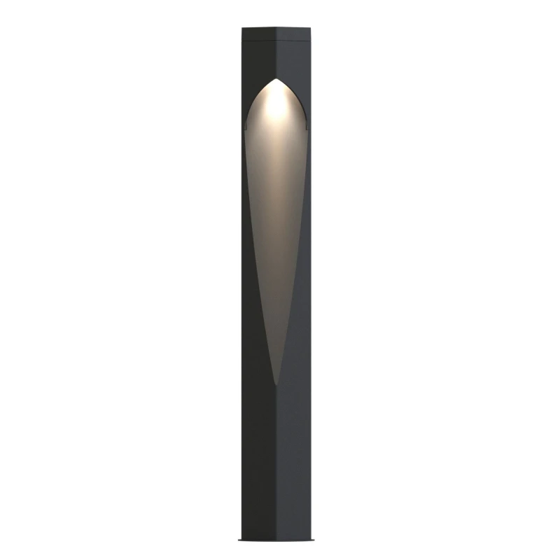 Image of Nordlux Concor Outdoor Garden Post Black Aluminium GU10 Weatherproof - Mains Powered, IP44 Black Unisex