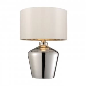 image of Table Lamp Chrome Glass, E27