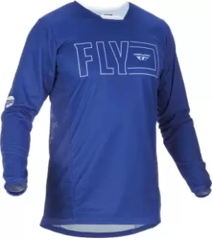 Image of Fly Racing Kinetic Fuel Motocross Jersey, blue, Size L, blue, Size L