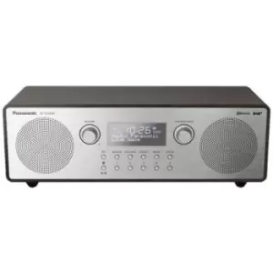 Panasonic RF-D100BTEGT Desk radio FM, DAB+ AUX, Bluetooth, DAB+, FM Alarm clock Silver, Brown