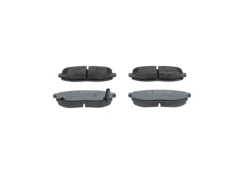 Image of Bosch 0 986 495 135 Brake pad set with acoustic wear warning, with mounting manual Low-Metallic Brake Pad Set,disc brake (402)
