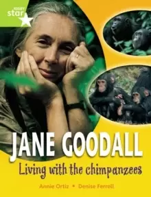 Image of Rigby Star Gui Quest Year 2 Lime Level: Jane Goodall: Living With Chimpanzees Reader Sgle