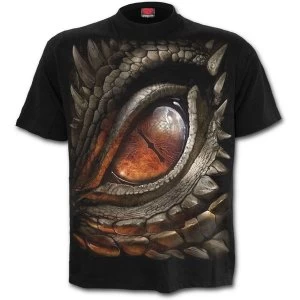 image of Dragon Eye Mens Medium T-Shirt - Black