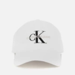 image of Calvin Klein Jeans Womens Monogram Cap - Bright White