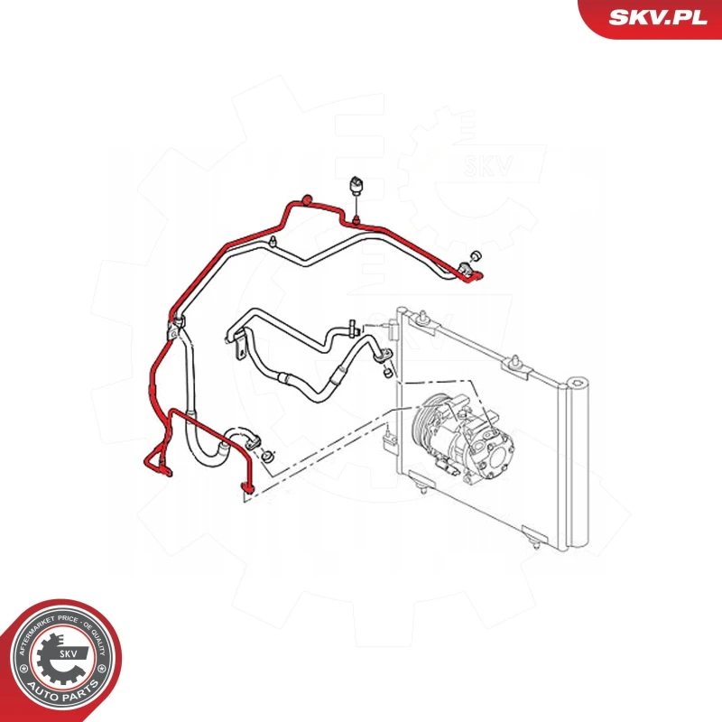 Image of ESEN SKV High Pressure Line, air conditioning ESEN SKV 43SKV538