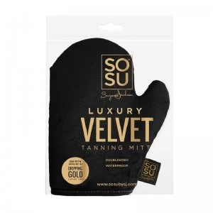 image of SOSU by SJ Luxury Velvet Tanning Mitt