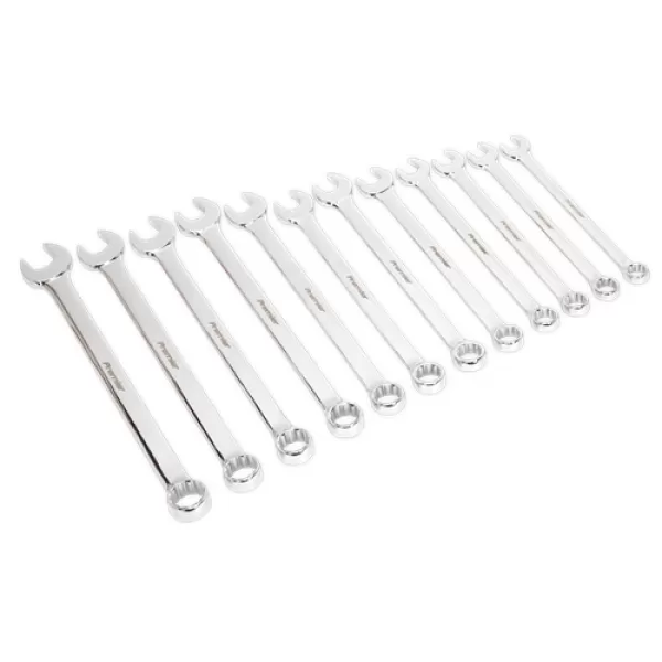 Image of Genuine SEALEY AK6082 Combination Spanner Set 12pc Jumbo Metric