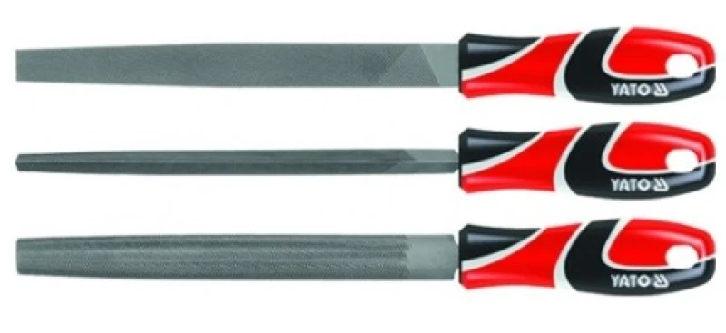 Image of YATO YT-6237 File Set Length: 250mm, Number of tools: 3 File Set (6972)