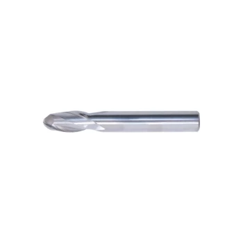 Image of 1/4" Carbide Plain Shank 2 Flute Ball Nosed Slot Drills - Regular Series