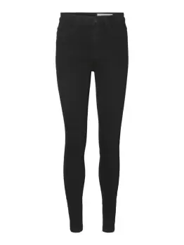 Image of NOISY MAY Nmcallie High Waist Skinny Fit Jeans Women Black