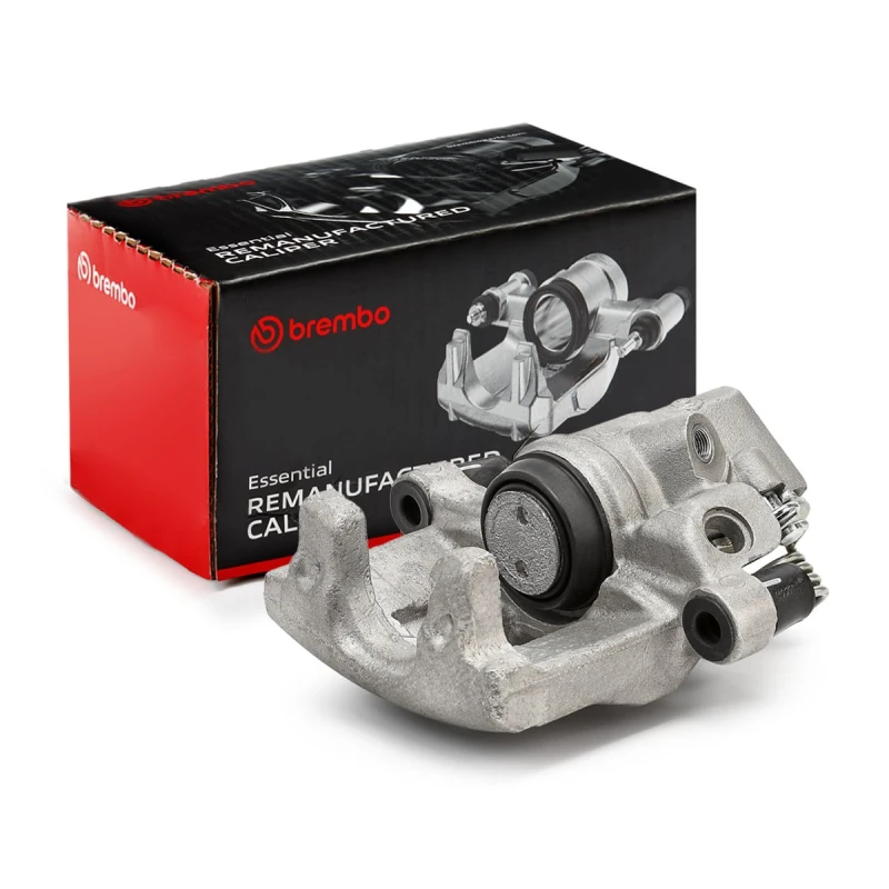 Image of BREMBO F 49 110 Brake caliper ESSENTIAL LINE Rear Axle Left Aluminium Brake Caliper (78)