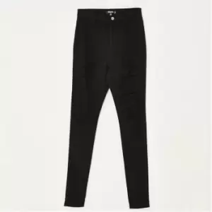 Image of Missguided Tall Recycled Multi Ripped Vice - Black