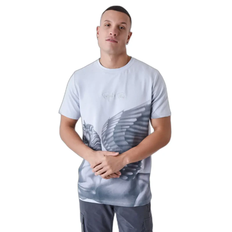 Image of Project X Paris Equestrian T-Shirt Project X Paris Bleu Male XS