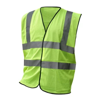 Image of HIVIS MESH VEST SATURN YELLOW 4XL - Hi Vis - Beeswift
