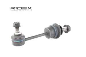Image of RIDEX Anti-roll bar link 3229S0200 Rod / Strut, stabiliser,Drop link BMW,5 Limousine (E60),5 Touring (E61),6 Coupe (E63),6 Cabrio (E64)