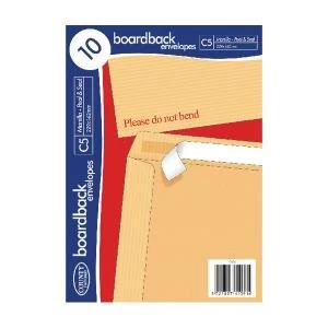 Image of County Stationery C5 10 Manilla Board Envelopes Pack of 10 C524