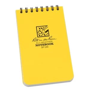 Image of Rite in the Rain 3 x 5" Top Spiral Notebook Polydura Cover 100 Page Universal Page Pattern