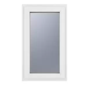 Image of Crystal uPVC Window A Rated Left Hand Side Hung 610mm x 1040mm Obscure Glazing - White